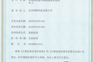 《多维度班级考核跟踪管理系统》著作权申报成功